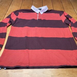 Lands' End Vintage Rugby Shirt Size XL